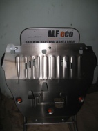 Защита алюминиевая Alfeco для картера Ford Kuga I 2008-2012